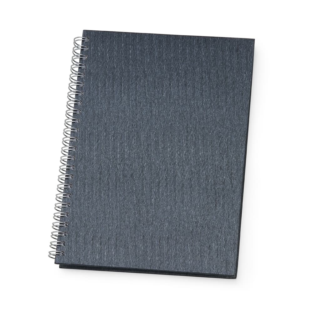 Caderno de Negócios Pequeno com Wire-o e Pintura Metalizada Personalizado