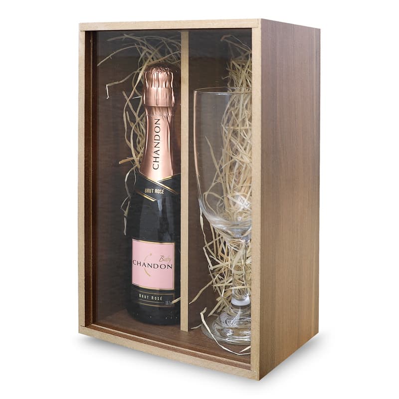 Kit Espumante Chandon Baby Rosé 3 Peças Personalizado - imagem 1
