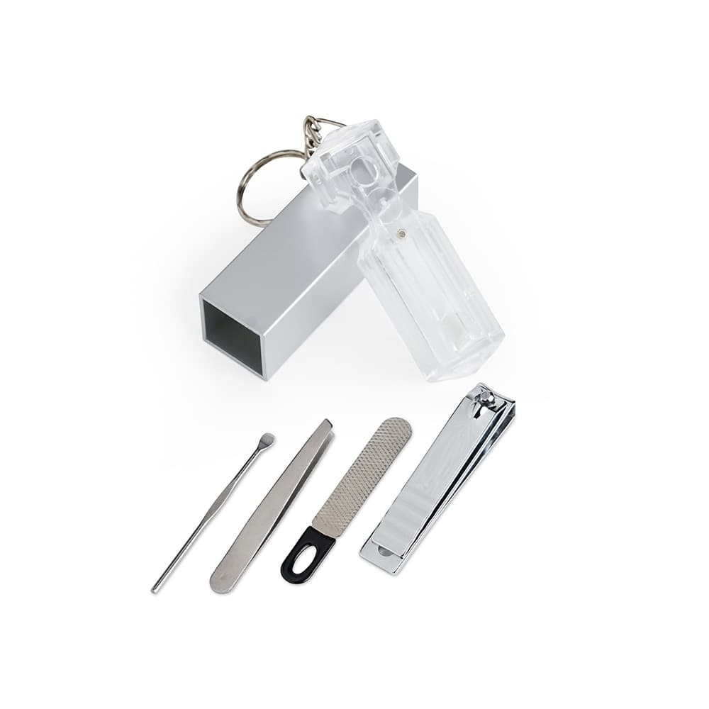 Chaveiro Kit Manicure 4 peças para Brindes