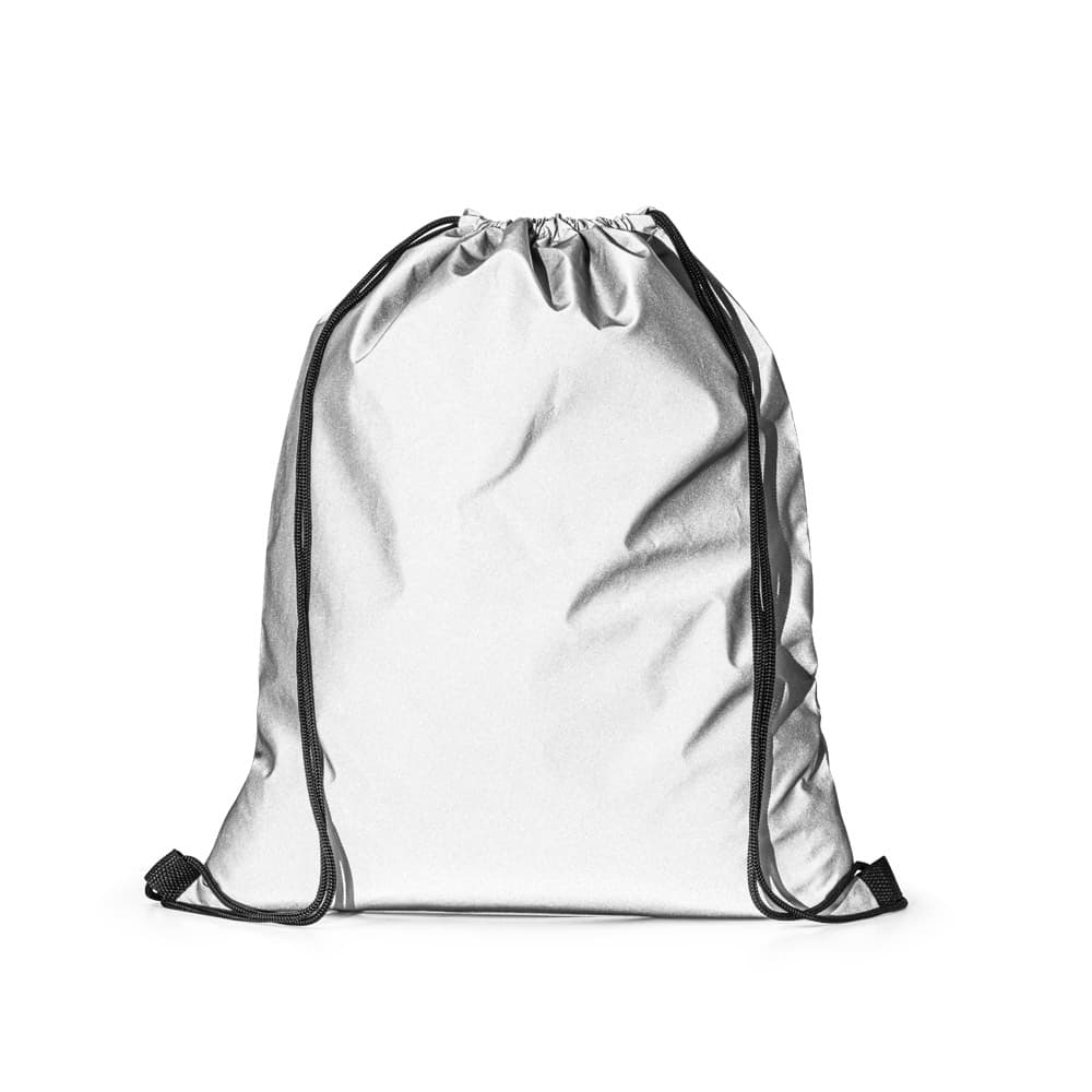 Mochila Saco Prateado para Brindes - segunda imagem