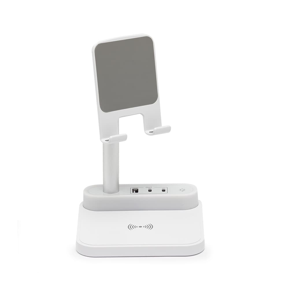 Base de Carregamento com Suporte Celular e Luminária Promocional - segunda imagem
