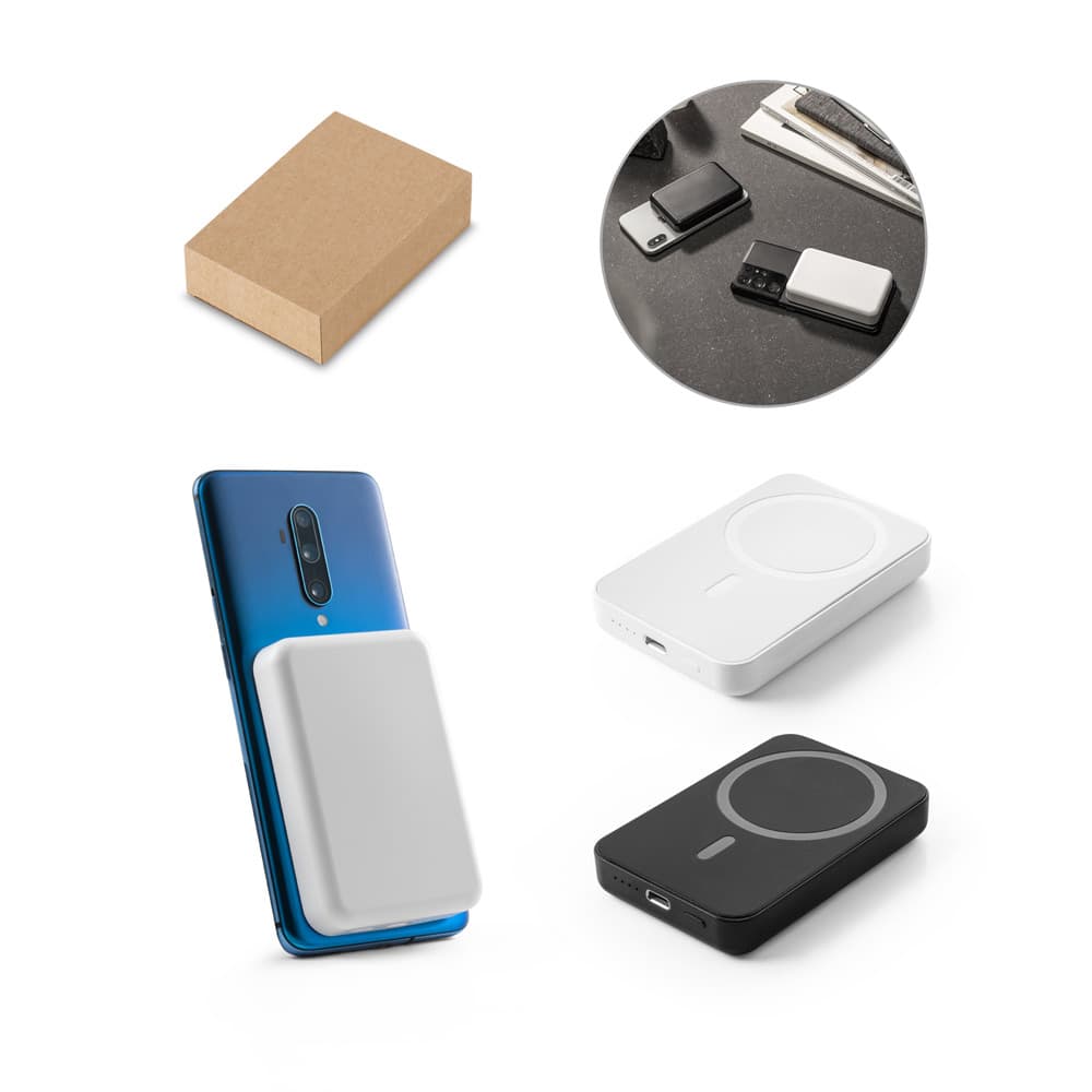 Bateria portátil em ABS 5.000 mAh Promocional
