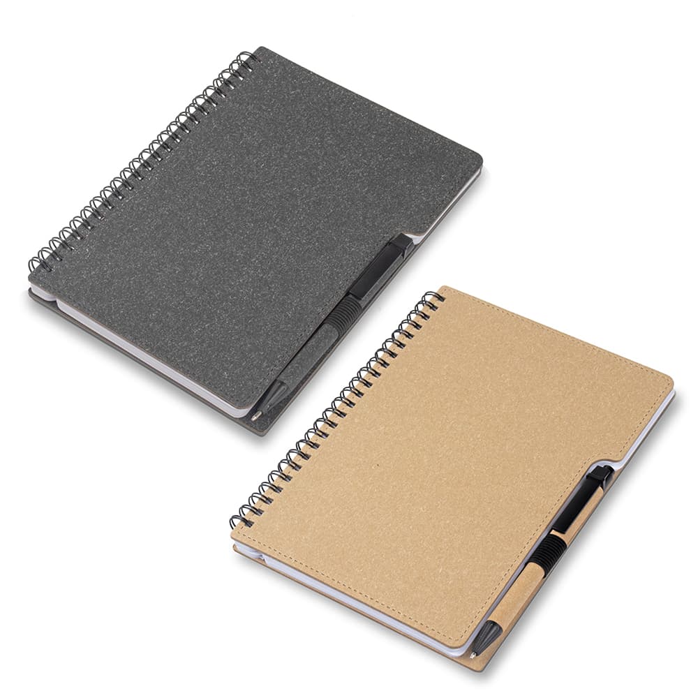 Caderno de Anotações em Papelão Reciclável Personalizado - imagem 1