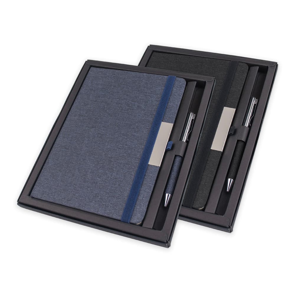 Kit caderno de anotações e caneta Personalizado