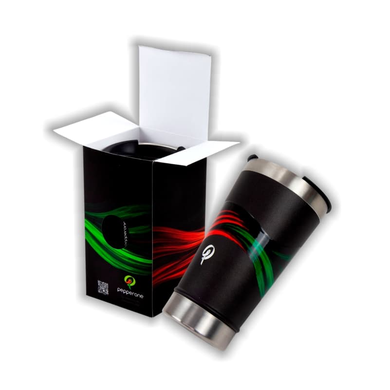 Copo Térmico 500ml com Abridor Personalizado com Gravação UV 360° - imagem 1
