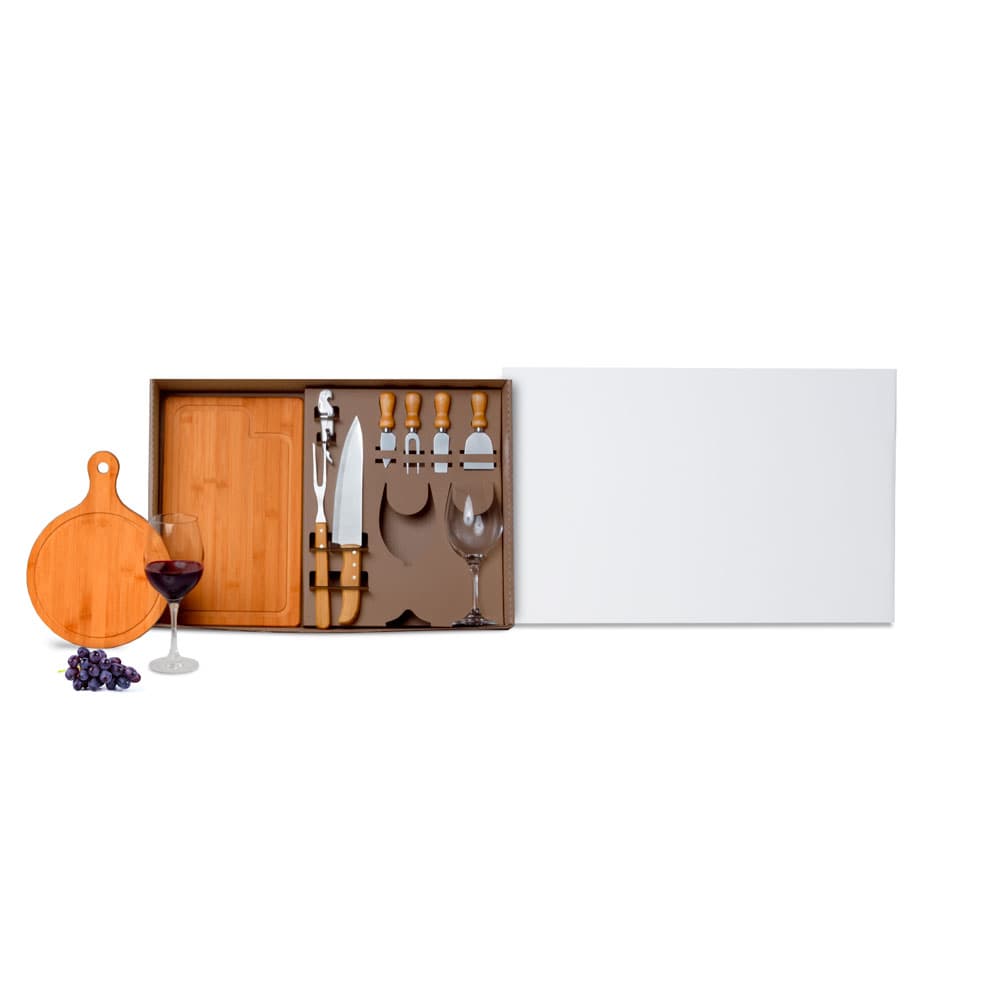 Kit Queijo, Churrasco E Vinho- 11 Pçs
