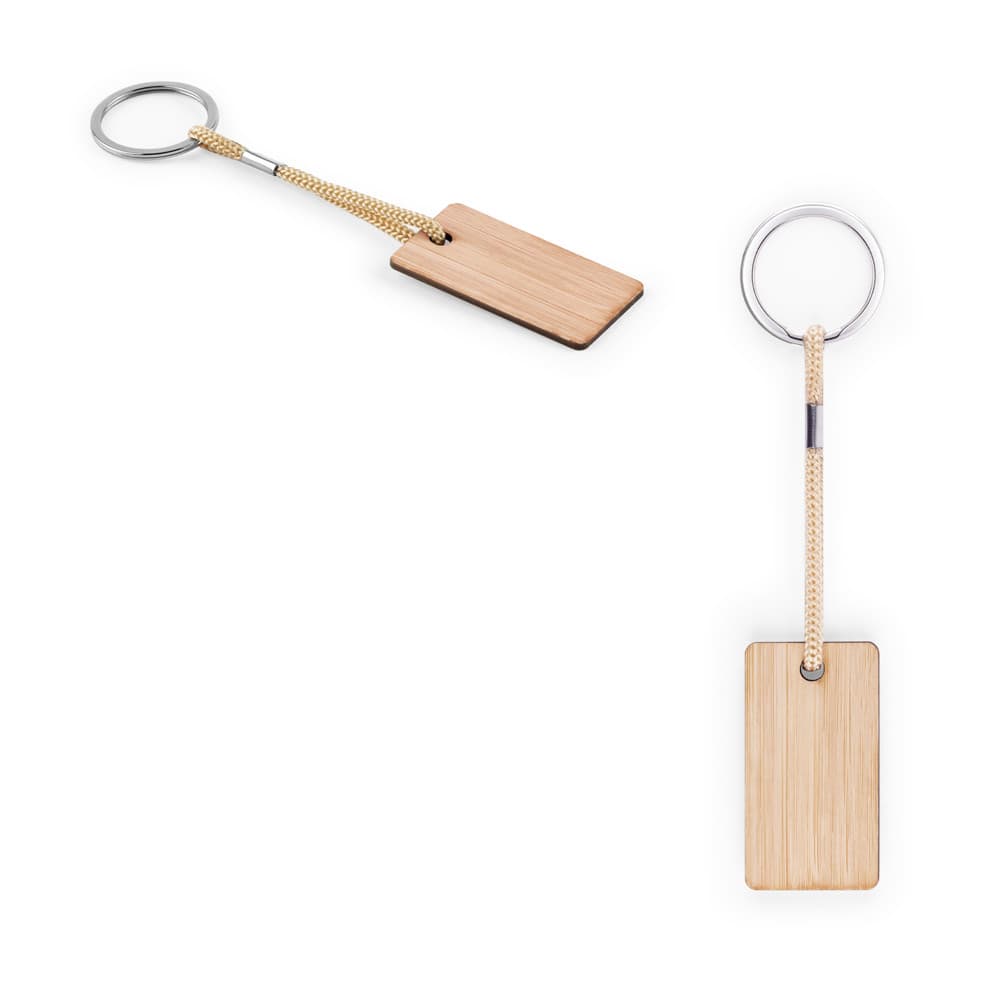 Chaveiro em Bambu Personalizado - imagem 1