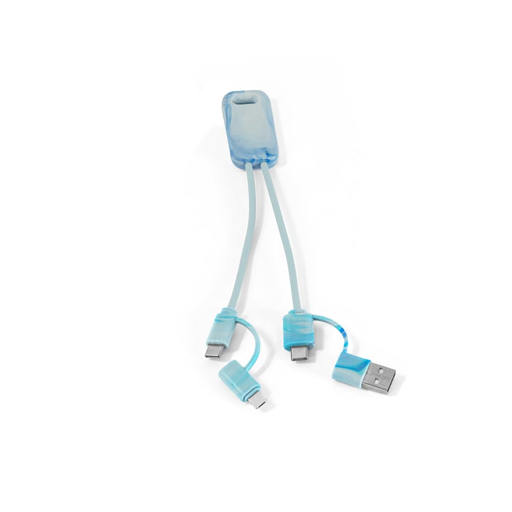 Cabo USB super-rápido 6 em 1 Personalizado - segunda imagem