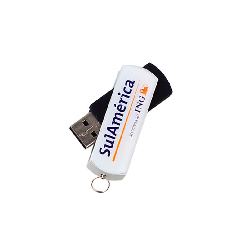 Pen Drive Giratório Personalizado para dar de Brin - imagem 1