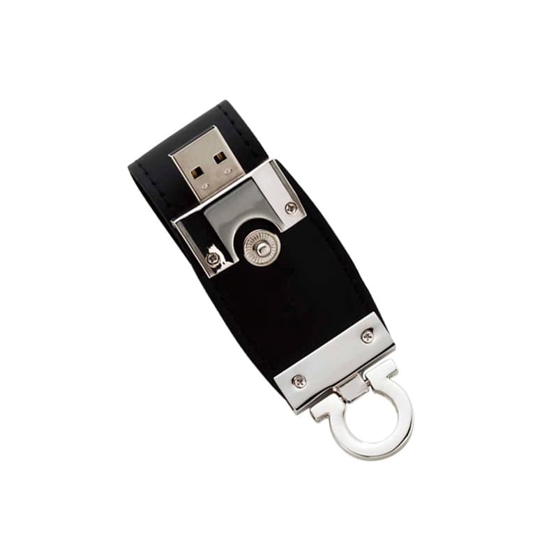 Pen Drive Couro Personalizado para dar de Brinde - imagem 1