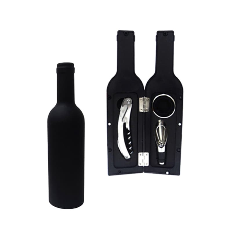 Kit Vinho 3 peças e estojo de garrafa - imagem 1