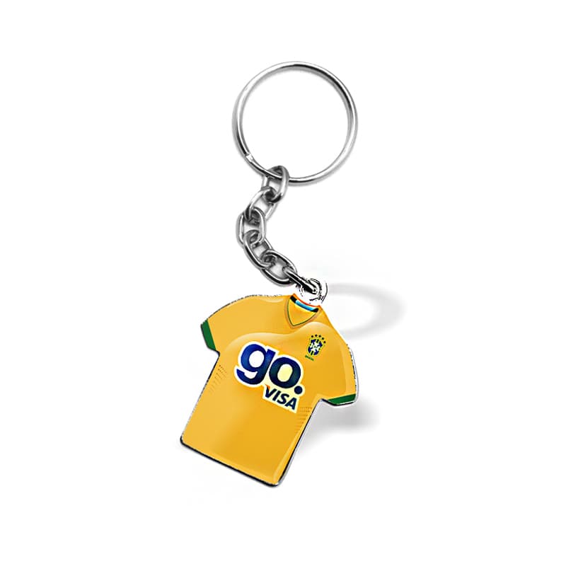Chaveiro de Metal Formato Camiseta - imagem 1
