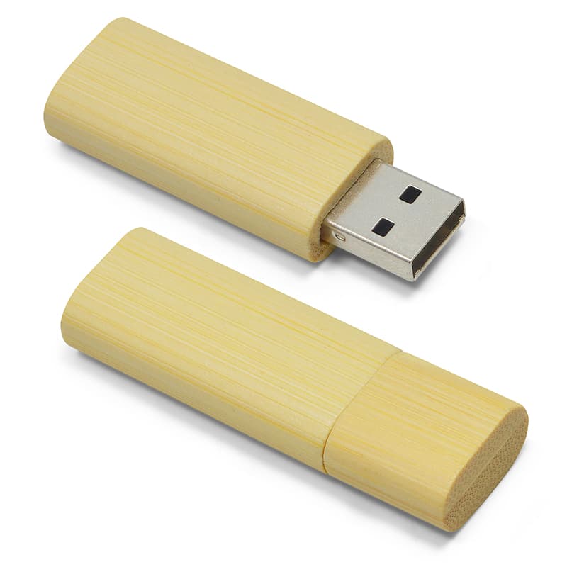 Pen Drive de Bambu para Brindes Promocionais - imagem 1