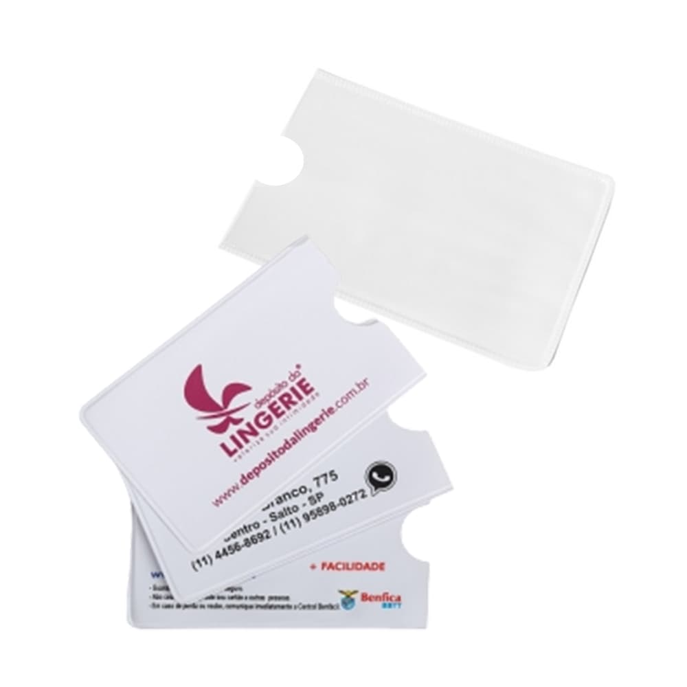 Porta Cartão em PVC Promocional - imagem 1
