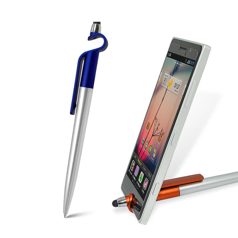 Caneta com Ponteira Touch e Porta Smartphone Personalizado - imagem 1