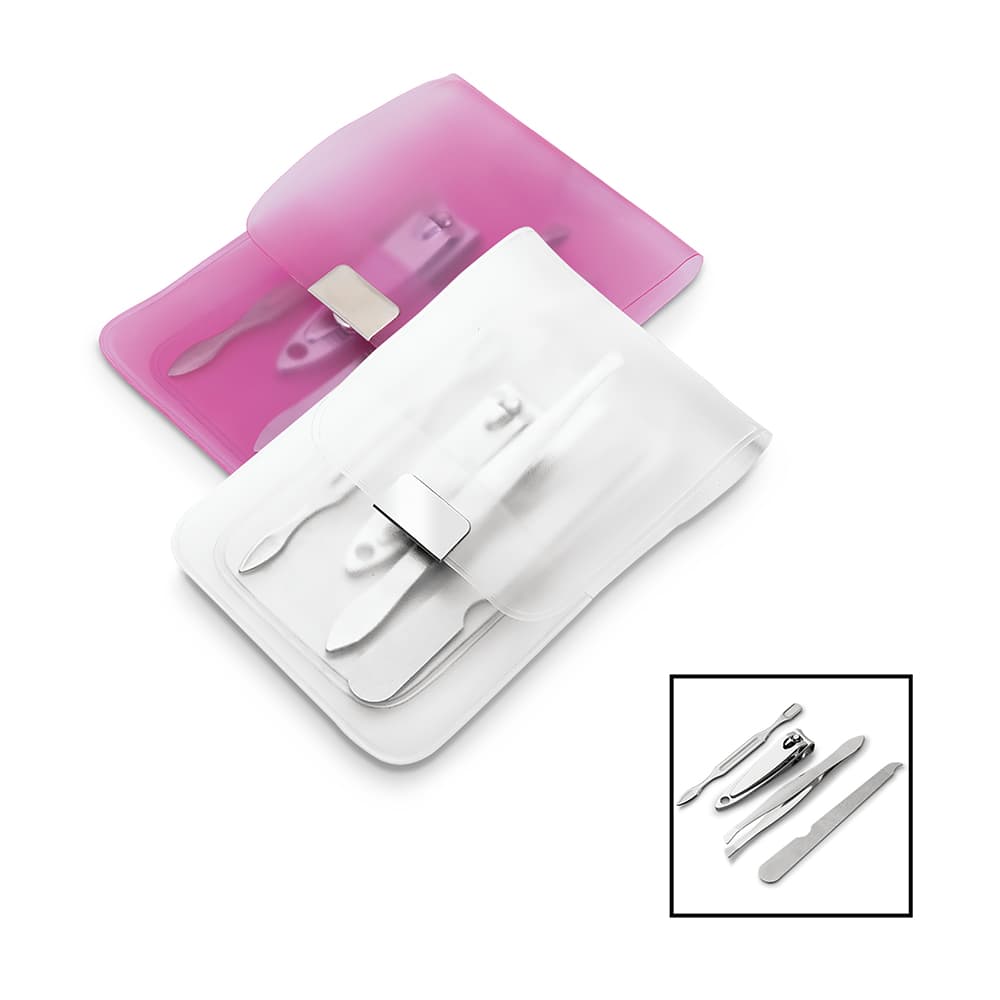 Kit Manicure com 4 Peças com Estojo Promocional - imagem 1