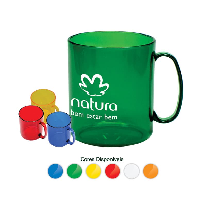 Caneca Diversa Redonda Cristal - imagem 1