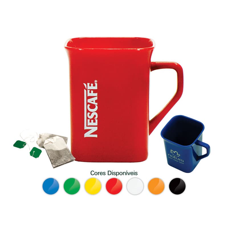 Brindes Caneca Quadrada 250ml - imagem 1