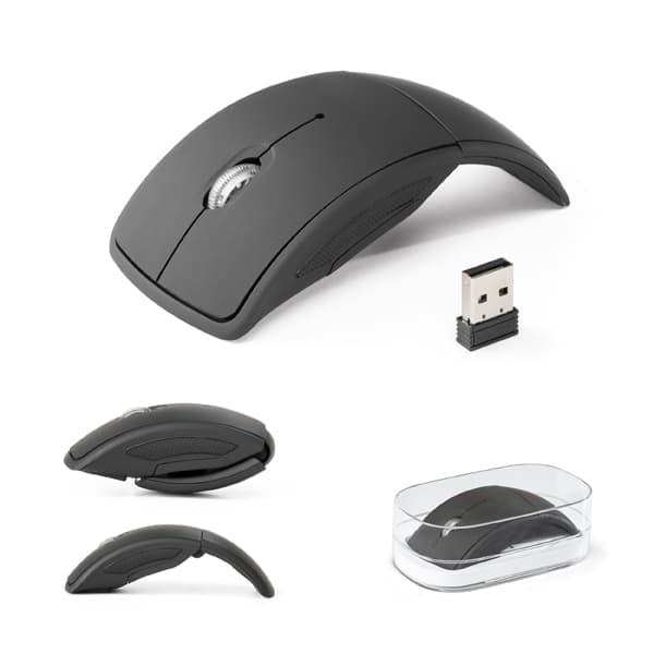 Mouse Wirelees 2.4G Dobrável Promocional - imagem 1