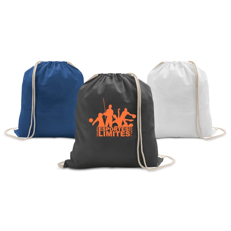 Mochila Saco em algodão Personalizada - imagem 1
