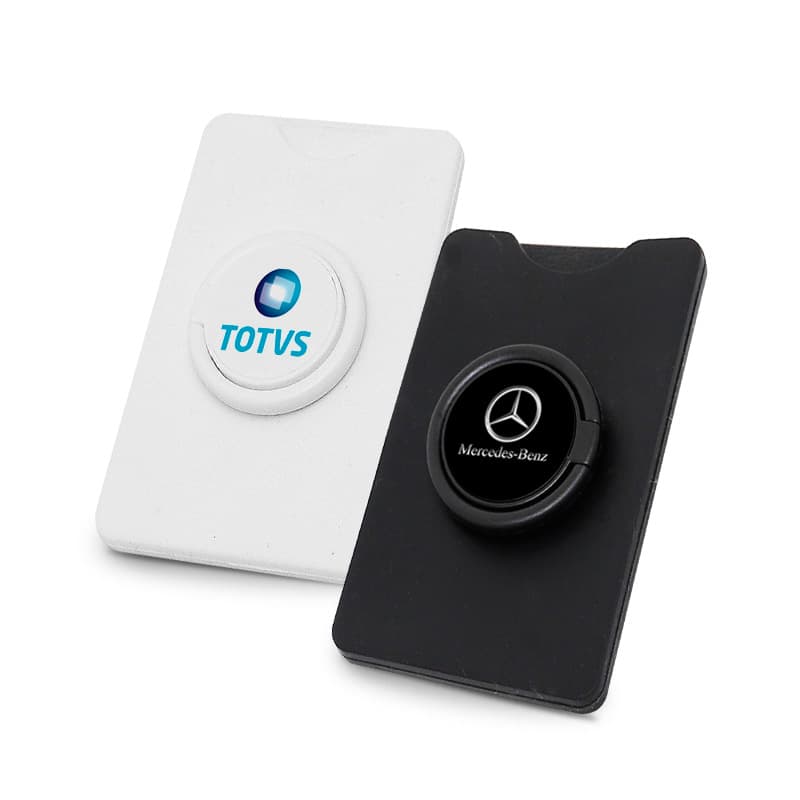 Porta Cartões de Silicone para Celular com Suporte Personalizado - imagem 1