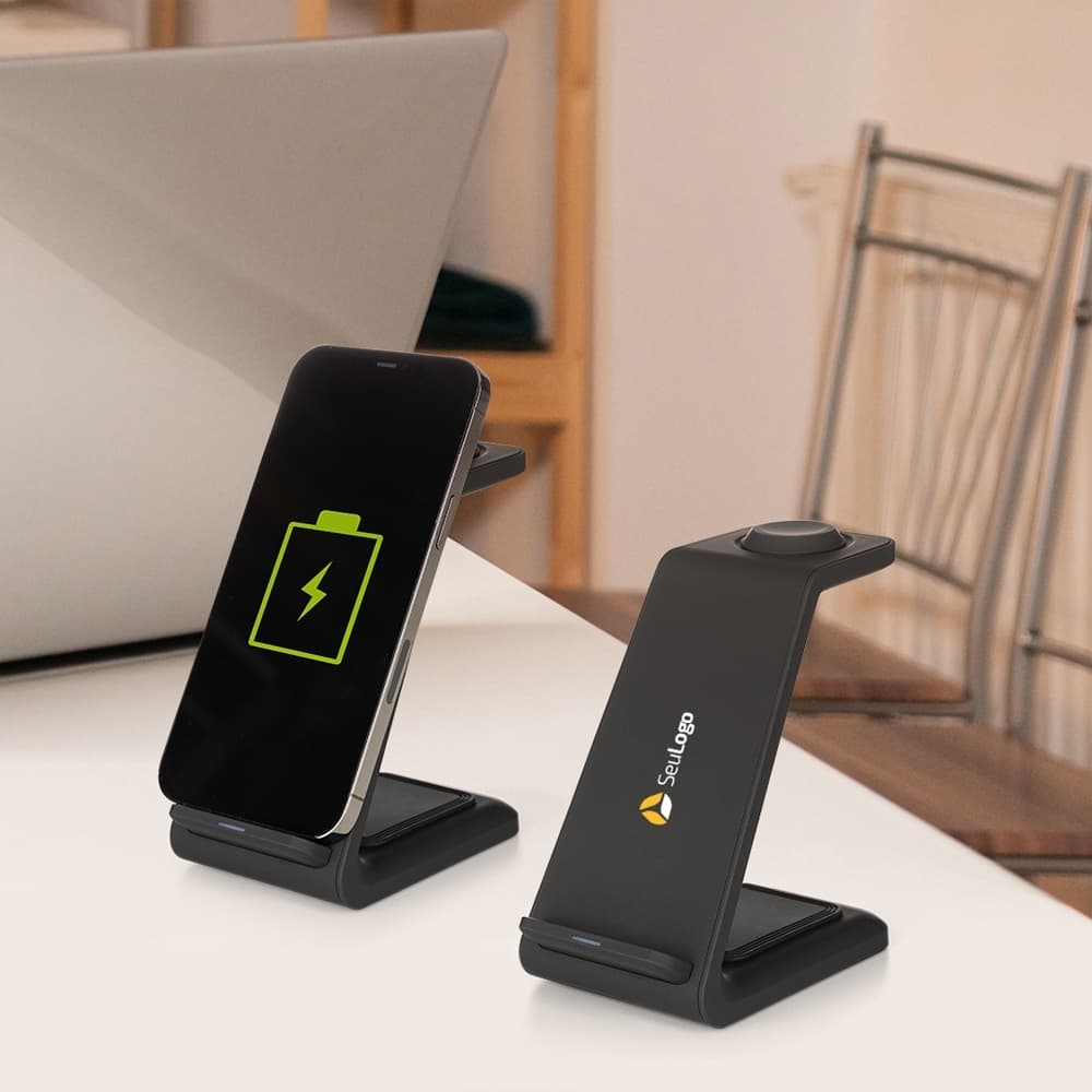 Base de Carregamento Wireless Personalizada - segunda imagem