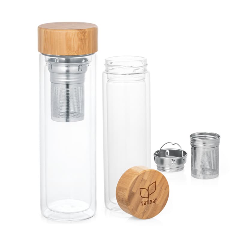 Squeeze Garrafa de Vidro Personalizada 490ML - imagem 1