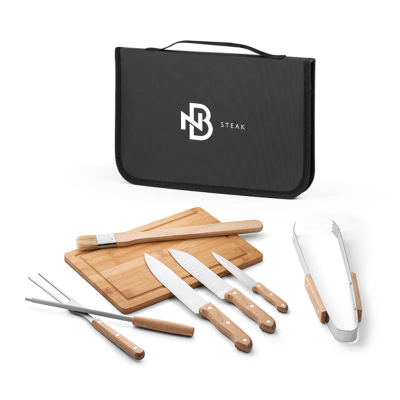 Kit Churrasco 8 Peças Personalizado - imagem 1