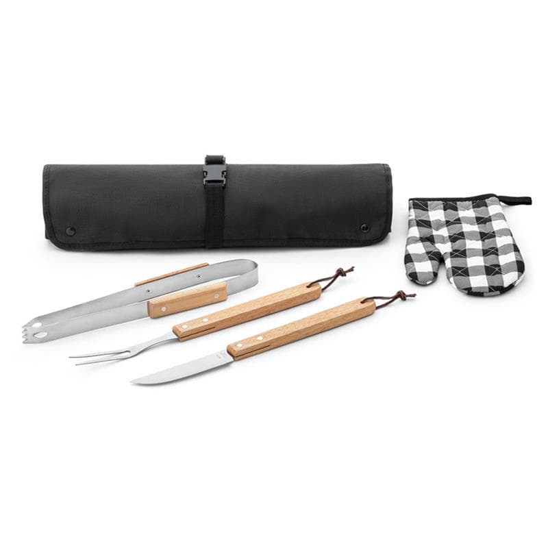 Kit Churrasco Avental 4 Peças Personalizado - imagem 1