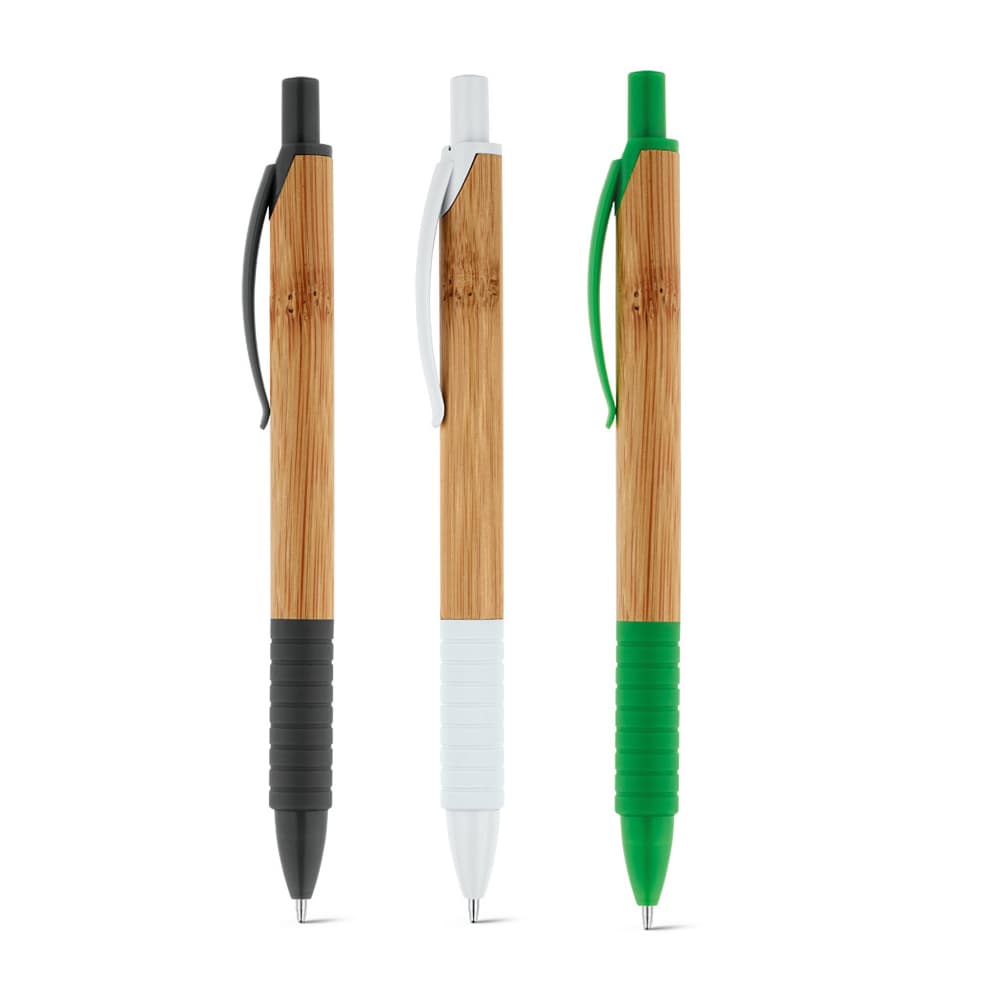 Caneta Esferográfica em bambu Personalizada - imagem 1