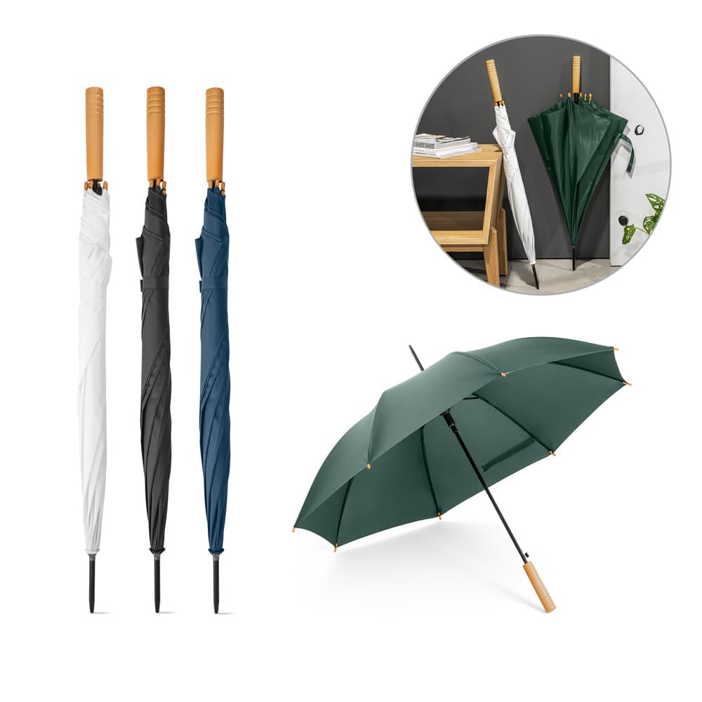 Guarda Chuva detalhe em madeira Personalizado - imagem 1