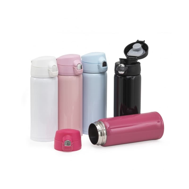 Squeeze Garrafa Inox 400ml Personalizado - imagem 1