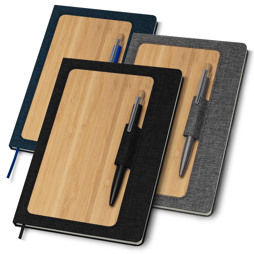 Caderno Capa Dura em Material Reciclável Personalizado - imagem 1