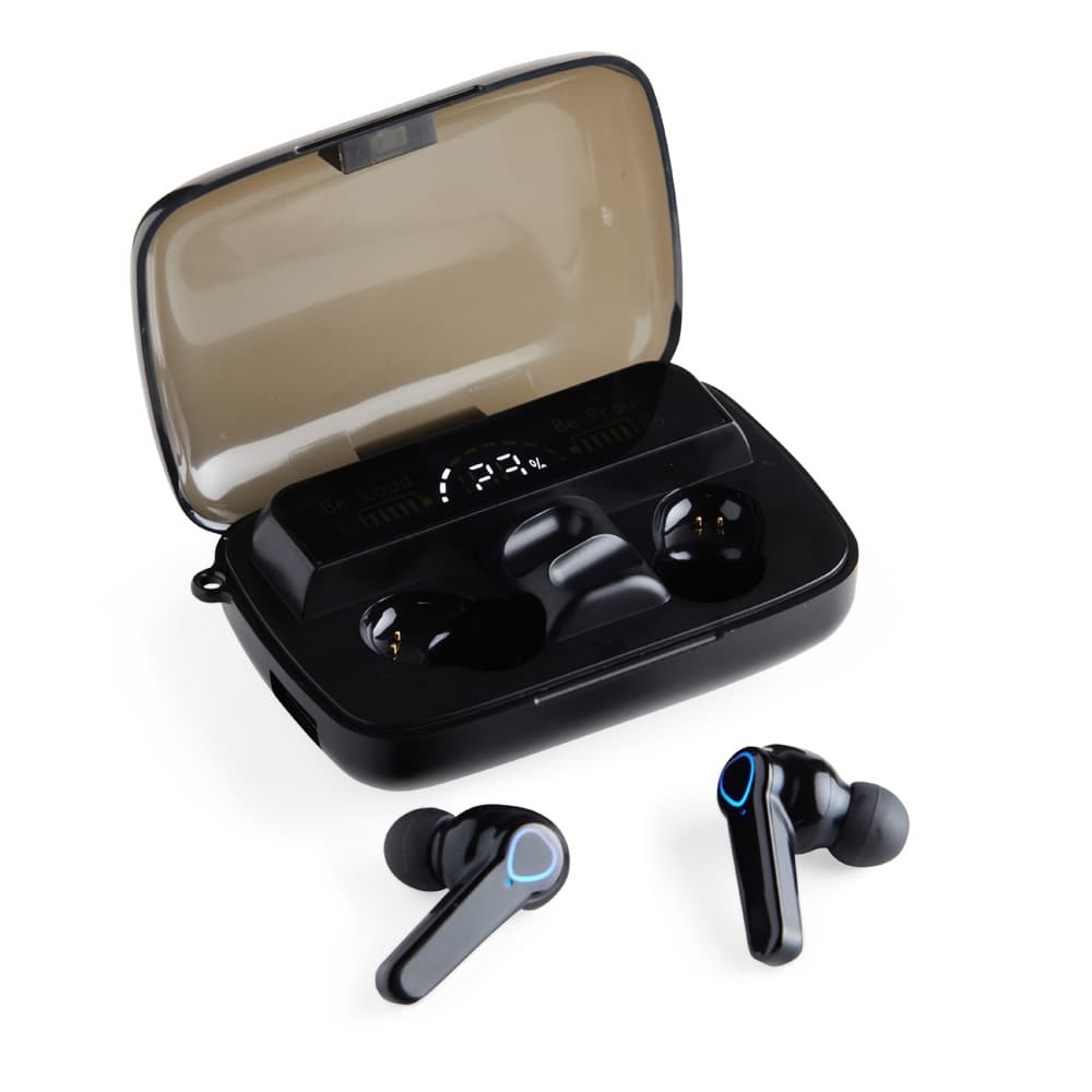 Fone de Ouvido Bluetooth com Case Carregador Promocional - segunda imagem