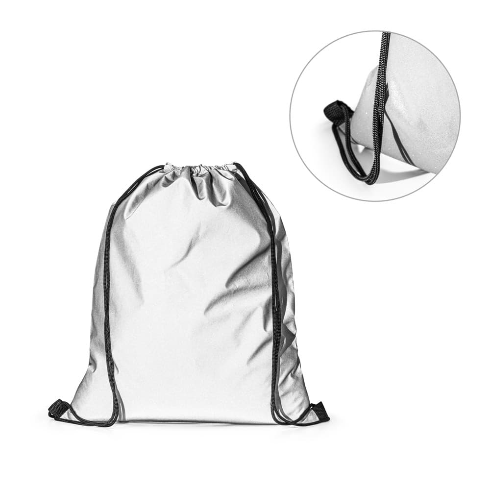 Mochila Saco Prateado para Brindes - imagem 1