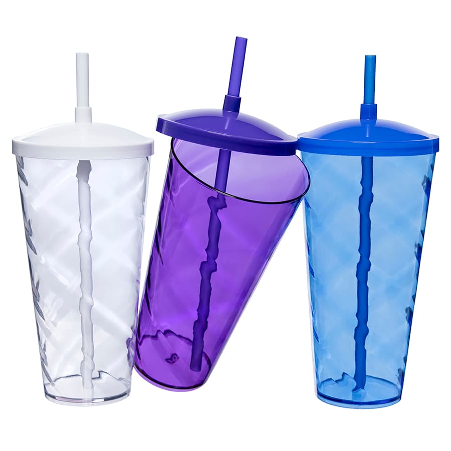 Copo Twsiter com Tampa e Canudo 1L Promocional - imagem 1
