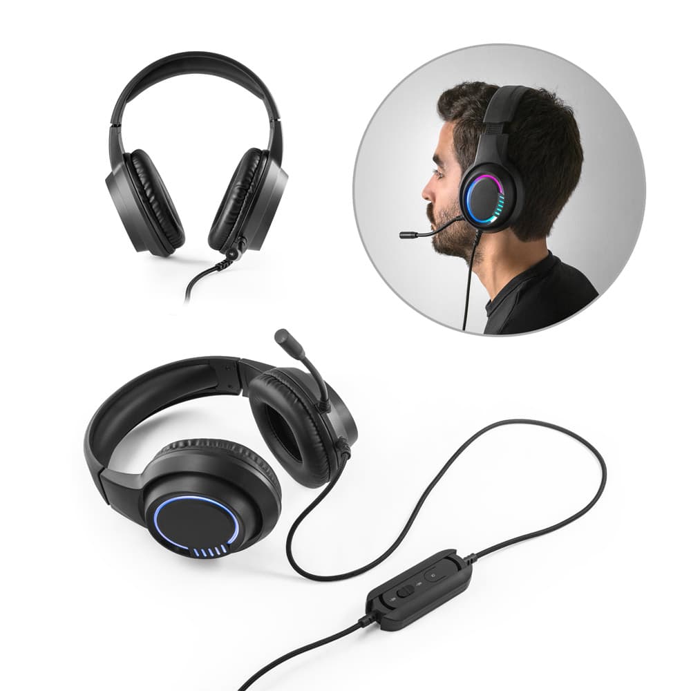 Fones de ouvidos para jogos com microfone para Personalização
