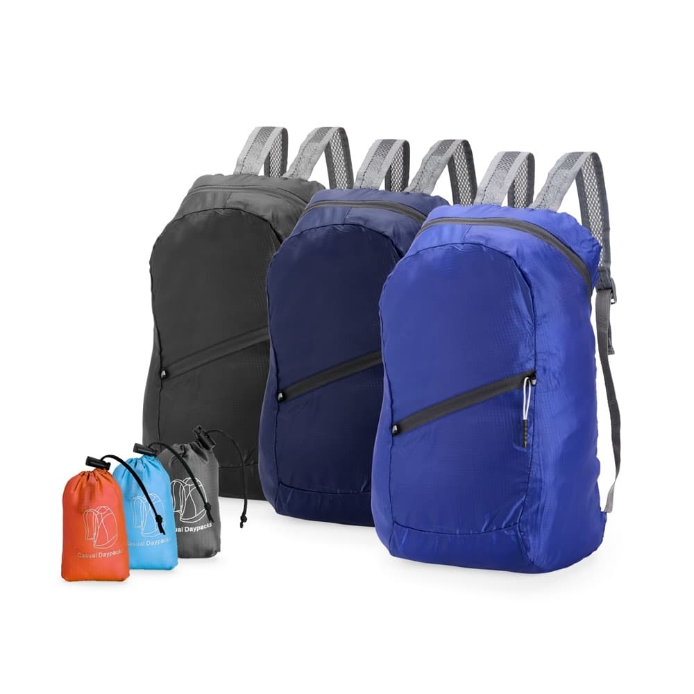 Mochila Dobrável Poliéster 16 Litros Personalizável - imagem 1