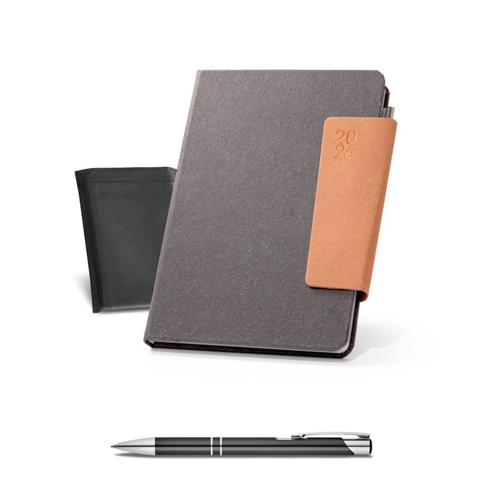 Agenda B5 2026 em Pele Reciclada - imagem 1