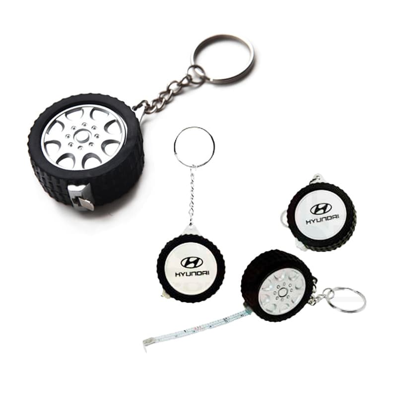 Chaveiro Multifunção Trena Pneu Personalizados - imagem 1