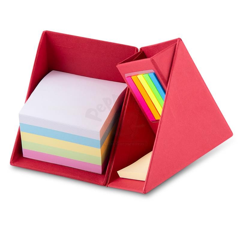 Bloco de Anotações Formato Cubo Personalizado - PEPBL215 - Bloco de Anotações Formato Cubo Personalizado | Pepperone Brindes
