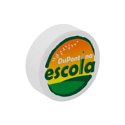 Borracha Branca Redonda para Brindes Promocionais