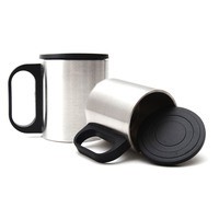 Caneca INOX c/ Tampa 180ml  Personalizada