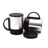 Caneca Inox com Detalhe Plástico 180ml Personalizada