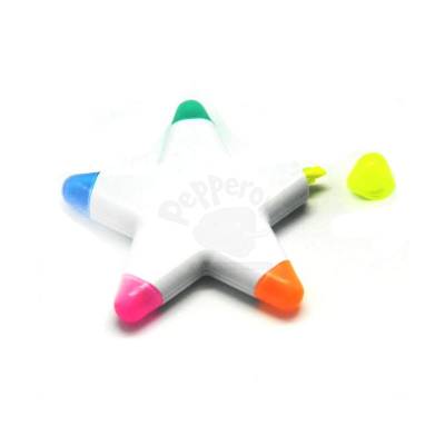 Caneta Marca Texto Estrela 5 Cores