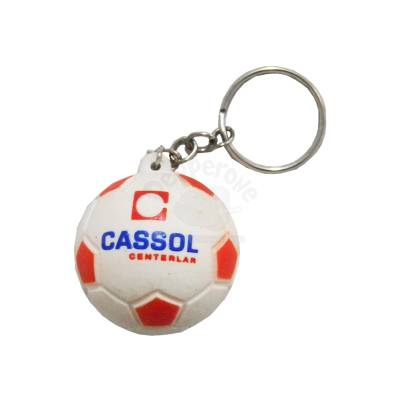Chaveiro bolinha vinil futebol