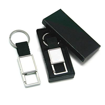 Chaveiro Retangular de Metal Personalizado