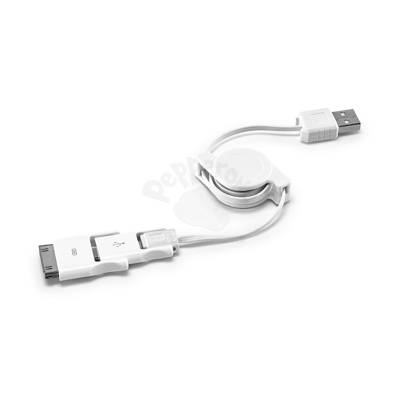 Hub USB 3 em 1 Retrátil Personalizado