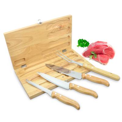 Kit churrasco com 5 peças Personalizado