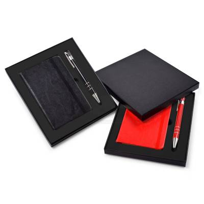 Kit Moleskine com Caneta de Metal Para Brinde Customizado